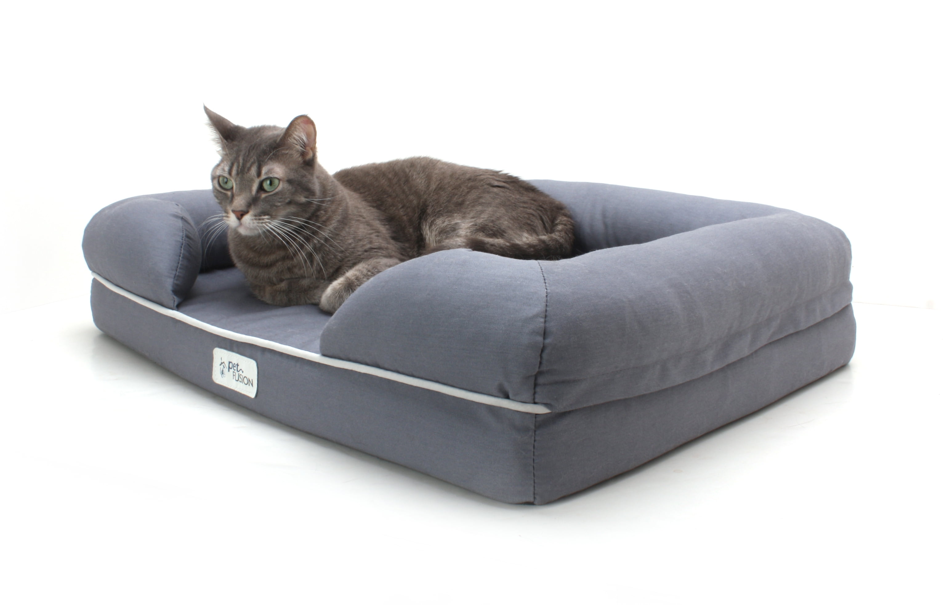 Free Shipping PetFusion Ultimate Dog Bed Lounge Small with Solid Memory Foam Walmart