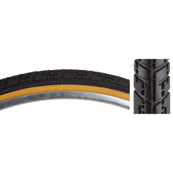 Kenda K830 Hybrid Nimbus Tire 26x1-3/8" Black/Gum Classic 26" Cruiser Tan wall
