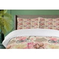 thumbnail image 4 of Ambesonne Paris Duvet Cover Set, Abstract French Landmarks, 2-Calking, Pale Blue Pale Pink, 4 of 7