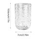 thumbnail image 3 of Copa dental Glacier Pattern - vaso de plástico gris transparente de gran capacidad de 300 ml para parejas y hogares, 3 of 6