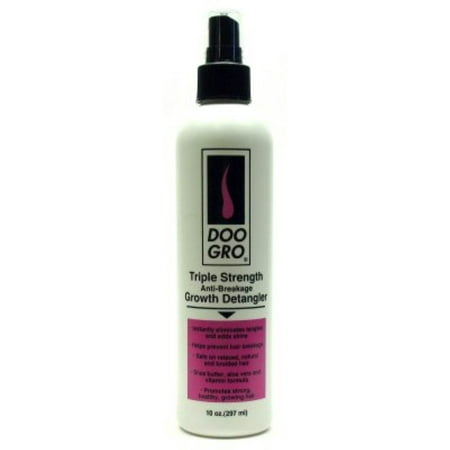 DOO GRO Triple Strength Anti Breakage Growth Detangler, 10 oz (Pack of 2)