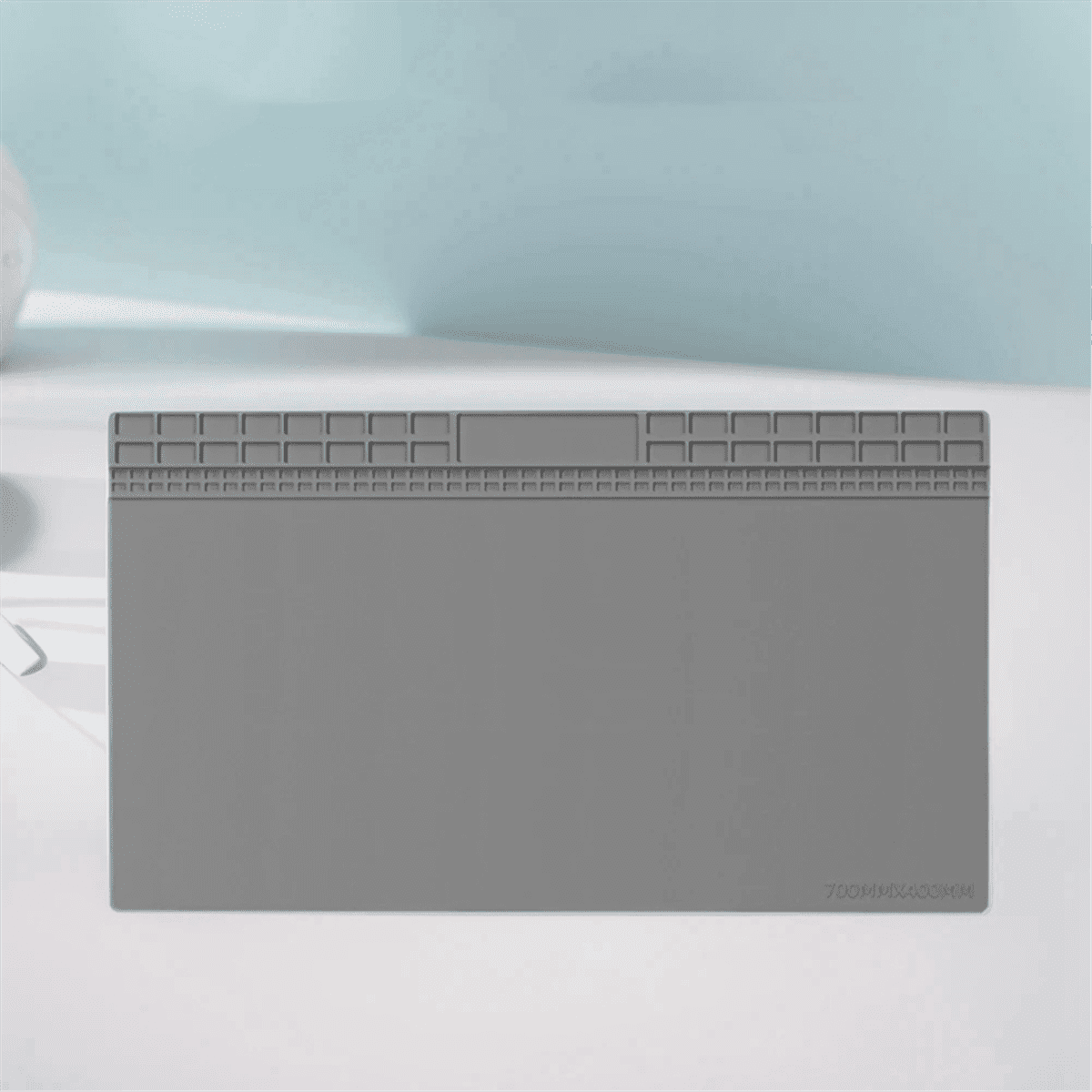 Super Big 700x400cm Pure Silicon Insulation Pad Repair Work Mat BGA Heat- Soldering Station Desk Platform Gray,1 x Heat Insulation Pad,Gray