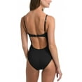 thumbnail image 2 of La Blanca Womens Gathered Keyhole One-Piece Swimsuit, 2 of 2