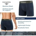 thumbnail image 5 of DOCKERS Mens Boxer Briefs Breathable Cotton Underwear for Men Pack of 5, 5 of 7