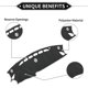 thumbnail image 3 of Cubierta del tablero compatible para Mazda CX-5 2012-2016, alfombra de cubre tablero de poliéster y silicona antideslizante color gris, 3 of 6