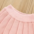 thumbnail image 7 of Ugoldhm Girls Shirt Dress Sets Two Piece Bow Ruffle Long Sleeve Tops Pleated Skirt Fall Cute Outfits, 7 of 7