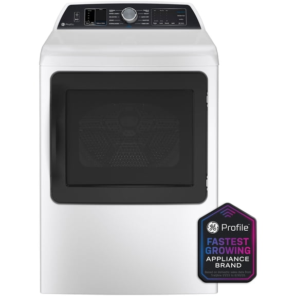 Ge Profile Ptd70eb Ge Profile 27" Wide 7.4 Cu. Ft. Electric Dryer - White on White with