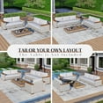 thumbnail image 7 of Jocisland Patio Furniture Sets, 5-Piece Wicker Sofa Set, with Outdoor Patio Cushions & 5.9" Wider Wood Armrest…, 7 of 7