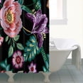 thumbnail image 4 of Pioneer Flower Floral Print Pattern Shower Curtain 72"x84" ,Bathroom Decorative Shower Curtains Set with 12 Hooks,Modern Waterproof Washable Shower Curtain, 4 of 6
