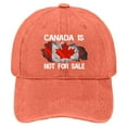 thumbnail image 2 of Canada Is Not For Hat Vintage Cotton Washed Baseball Caps Adjustable Dad Hat Crazy Funny Custom, 2 of 6