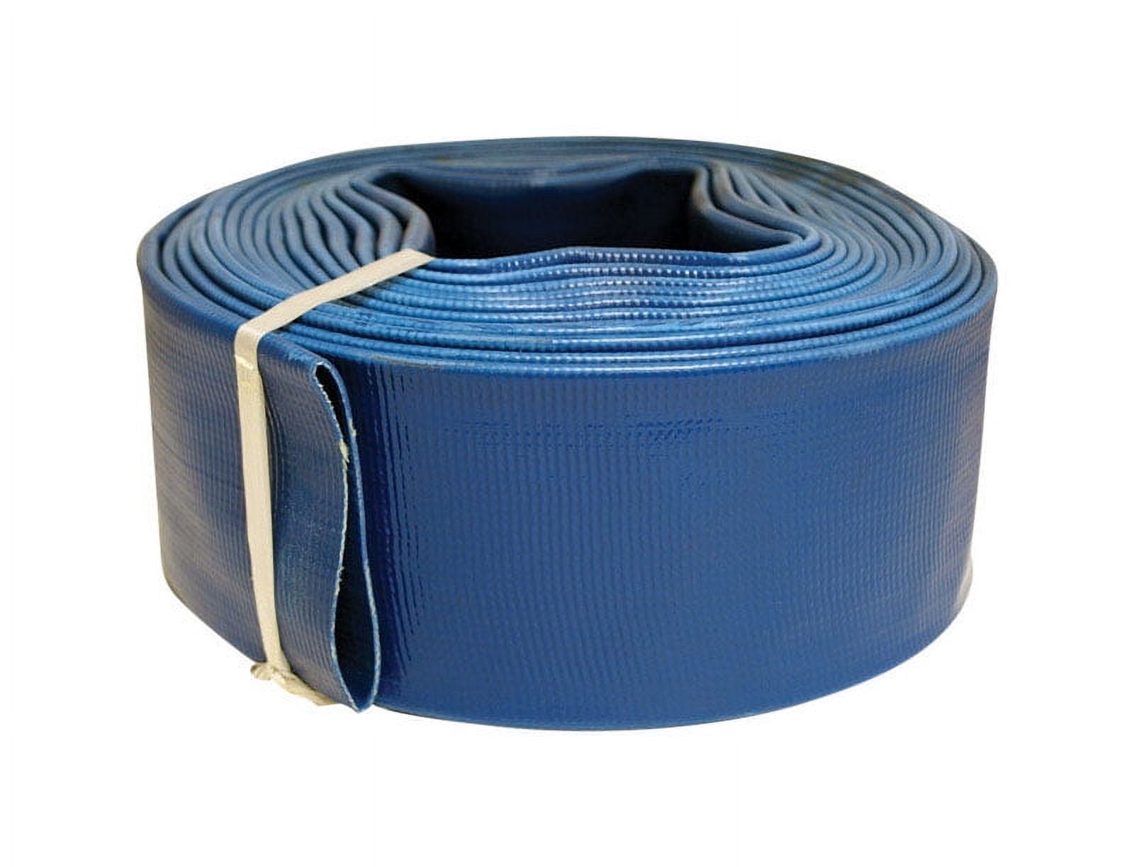 Apache 97026465 Liquid Transfer Hose, 70 psi, Blue, PVC, 2" D x 100' L