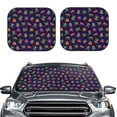 thumbnail image 2 of Balery Mexican Frogs Parasol para parabrisas de coche de 2 piezas | Parasol plegable para parabrisas delantero de coche para la mayoría de sedanes-Medium, 2 of 6