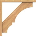 thumbnail image 3 of Ekena Millwork 3 1/2"W x 28"D x 28"H Balboa Block Smooth Bracket w/ Offset Brace, Western Red Cedar, 3 of 25