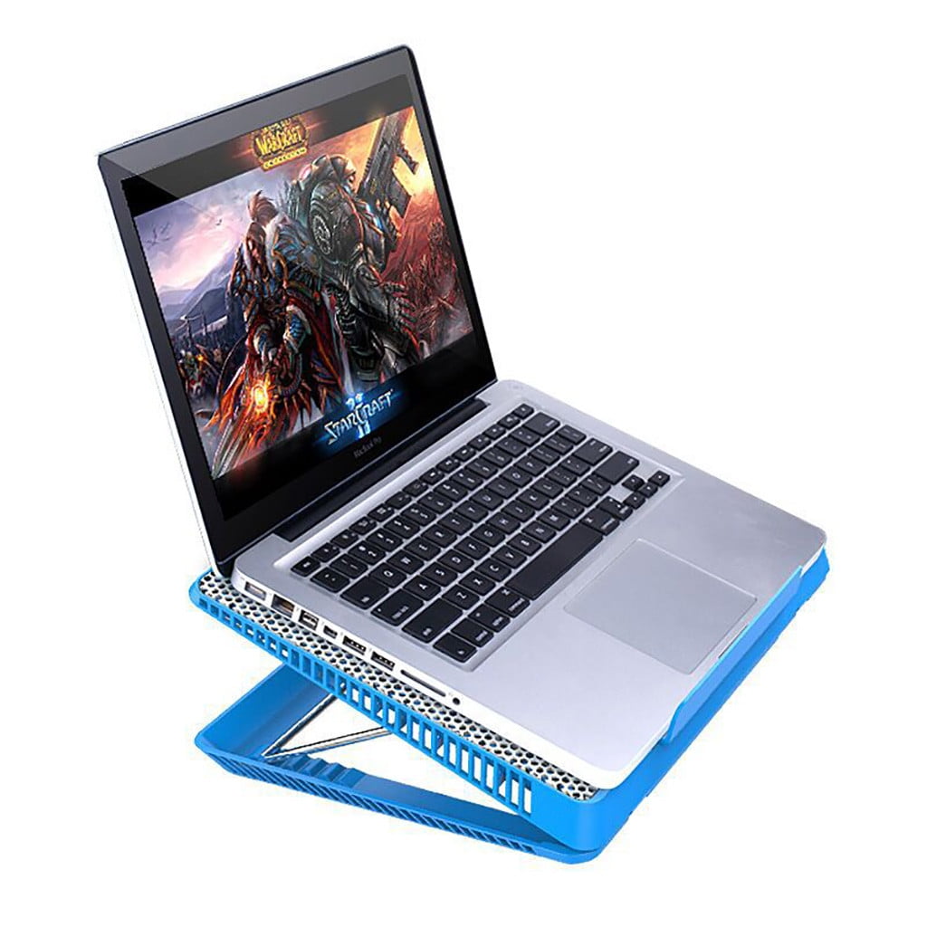 BL Laptop Cooling Pad Notebook Stand With 6 Fans Usb Powered Adjustable Height Dual Usb Ports 17.32X11.42X1.38In