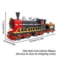 thumbnail image 1 of SALYWEE Track & Train Model Building Blocks Toy, Vintage Steam Passenger Train, Christmas Gift, Home Decorations, 1 of 10