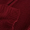 thumbnail image 5 of Better Homes & Gardens Chenille Knit Super Soft Oversized Throw Blanket, Merlot Wine, 5 of 9