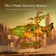 thumbnail image 2 of Puzzle de madera 3D Fantasy Airship modelo FUNPOLA con luces LED, 2 of 6