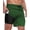 Green, variant on Mens 2 in 1 Swim Trunks with Compression Liner, Quick Dry Beach Shorts, Bathing Suit with Phone Pocket Peacockblue L