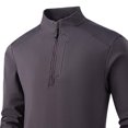 thumbnail image 4 of Awdenio Men Clothing Golf Running 1/4 Zip Pullover Quarter Zip Breathable Soft Touch Athletic Workout Gym Casual Pullover Sweater Top, 4 of 4