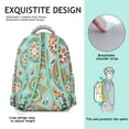 thumbnail image 5 of Trendy Paisley Design Backpack – Unique Paisley Gift for Her & Him, Roomy School Bag with Padded Laptop Sleeve, Lightweight Bookbag for University, Stylish Daypack for Work & Travel, 5 of 6