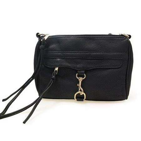 Yoki Crossbody PU Bag with Front Hook (Black) - 3005BLK - Walmart.com
