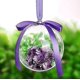 thumbnail image 4 of Adornos acrílicos rellenables YONGSHENG para decoración de árbol de Navidad 10 cm 2 unidades color transparente, 4 of 5