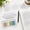 Square White, variant on Round Morandi 800 Count Transparent Round Sticky Notes with Marker Pen