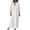 White, variant on yillto Beachwear Dresses for Womens V Neck Hollow out Crochet Long Tunic Dress Sleeveless Cover up