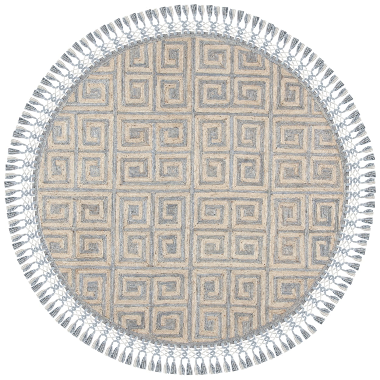 SAFAVIEH Sahara SAH410F Handmade Grey / Beige Rug