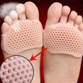thumbnail image 3 of Almohadillas metatarsianas transpirables Yashi para aliviar El dolor de la bola del pie 6 pares, 3 of 5