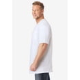thumbnail image 3 of KingSize Men's Big & Tall Shrink-Less Lightweight Longer-Length V-Neck T-Shirt, 3 of 6