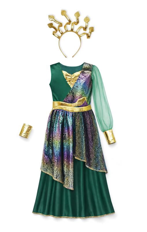 Medusa Goddess Costume for Chidren, Girls, Medium (7/8), by Way to Celebrate