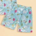 thumbnail image 5 of Mnyotv Baby Girl Boy Pajama Sets Short Sleeve Bunny Printed Summer Tops and Shorts 2Pcs Pajamas Clothes Set Size 2-3 Years, 5 of 5