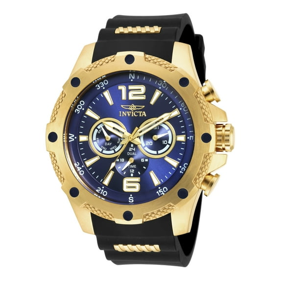 Invicta Men's 19659 I-Force Quartz Chronograph Blue Dial Watch