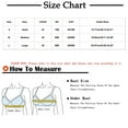 thumbnail image 2 of Padded Lace Bandeau Bra Women Full-Coverage Bra Feature V-Neck Molded Bra Style W-1849 Hook and Eye Closure High Impact Sports Bras Wine M, 2 of 3