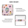 thumbnail image 5 of Lsque Fish Seahorse Printed Tissue Box Cover Holder, Facial Paper Organizer Dispenser,Square with Bottom Belt, PVC Leather Decorative Organizer, 5 of 8