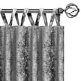 thumbnail image 3 of Harper Criss-Cross Window Curtain Panel - 50x84 Grey, 3 of 3