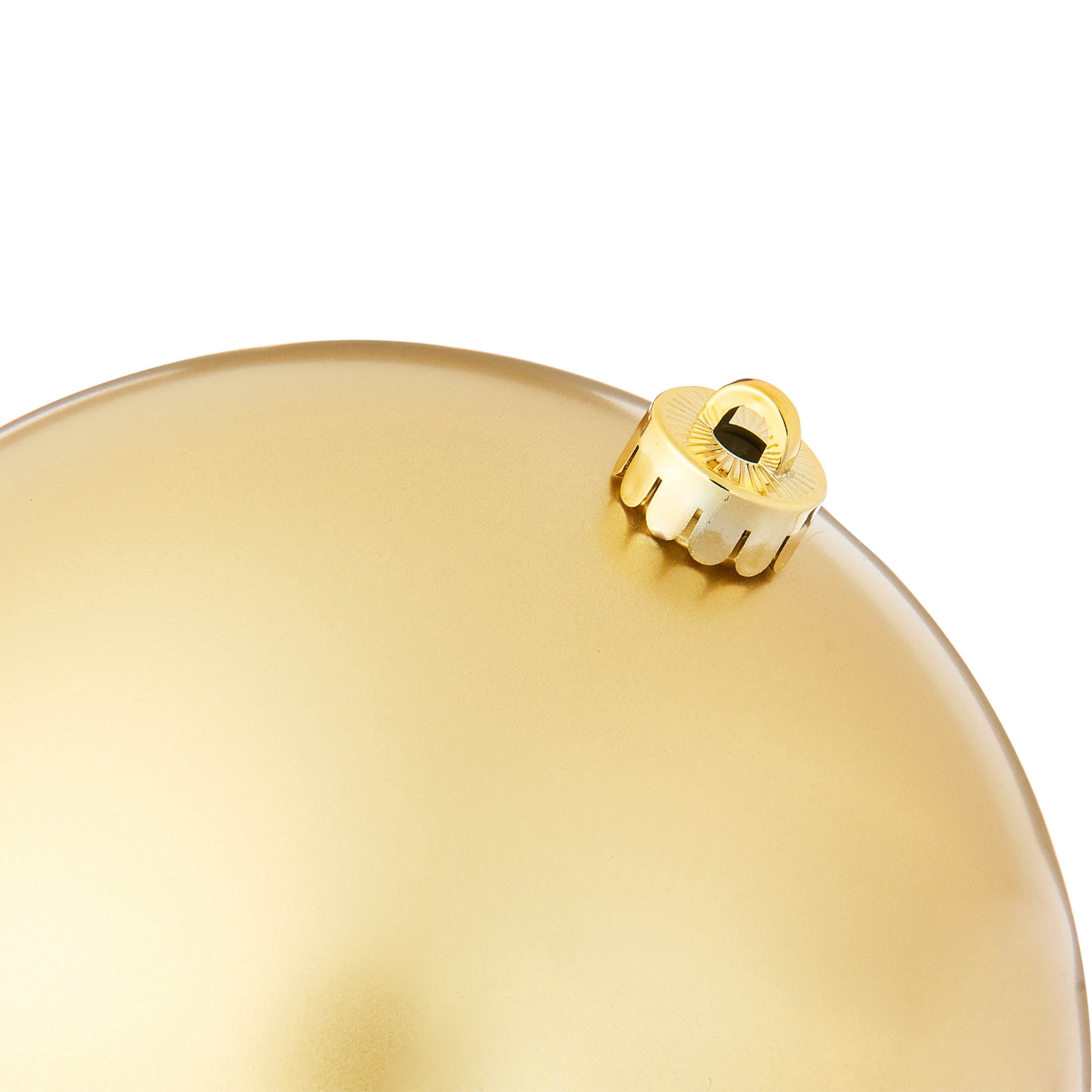 2-Count Gold Jumbo Ball Shatterproof Christmas Ornaments, 8.5", by Holiday Time