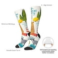 thumbnail image 4 of Honeii Travel Animals Print Long Socks,Novelty Design Socks Gift for Men and Women,Crew Socks,Calf Socks, 4 of 6