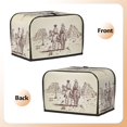 thumbnail image 3 of Haiem Cowboys Riding Horses Print Toaster Covers 2 Slice Wide Slot,Bread Dust Cover & Fingerprint Protection,Bread Machine Cover,Appliance Covers, 3 of 7
