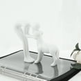thumbnail image 6 of Unique Bargains Dog Statue Decorations Cute Dog Decor for Office Living Room Bedroom Home White, 6 of 7