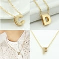 thumbnail image 3 of Collier Pendentif Lettres de l'Alphabet pour Femmes Collier Clavicule Simple Collier Chaîne pour Femmes, 3 of 7