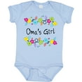 thumbnail image 3 of Inktastic Omas Girl Bright Flowers Girls Baby Bodysuit, 3 of 5