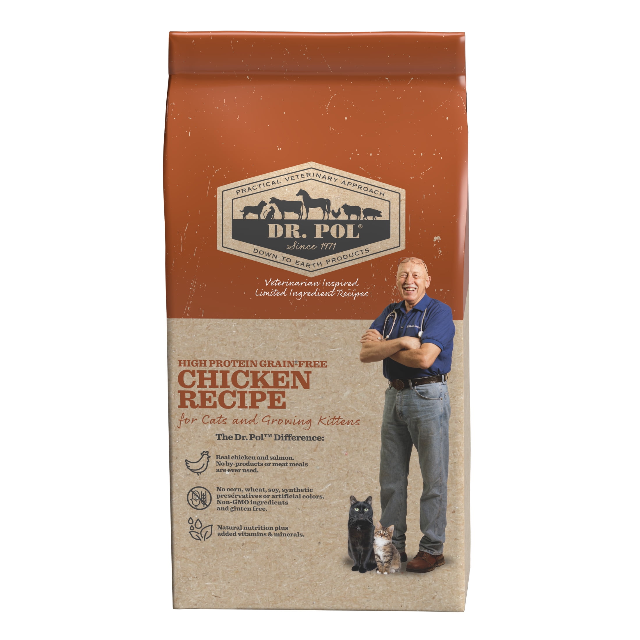 Buy Dr. Pol High Protein Limited Ingredient Chicken Recipe Dry Cat Food