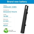 thumbnail image 4 of New PA5185U-1BRS Battery for Toshiba Satellite C50 C55 C55D C55-B5299 C55D-B5310 Series PA5184U-1BRS PA5186U-1BRS PA5195U-1BRS, 4 of 10