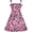 Pink 2, variant on Girls Dress Tank Smocked Dress Cat Leopard 2-3 Years
