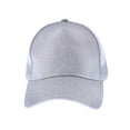 thumbnail image 2 of Glitter Ponytail Baseball Cap Adjustable Mesh Bun Trucker Ponycap Hat, 2 of 4
