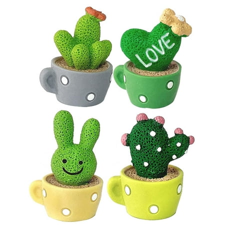

Car Dashboard Cactus Ornament|Cute Swing Car Pendants|Car Decorations with Rabbit Flower Shapes Home Decors for Bedroom & Living Rooms
