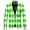 1-Light Green733, variant on Argyle Diamond Print Blazer for Men Crisp Lapel Oktoberfest Suit Coat Halloween Party Tops,Black,Sizes M