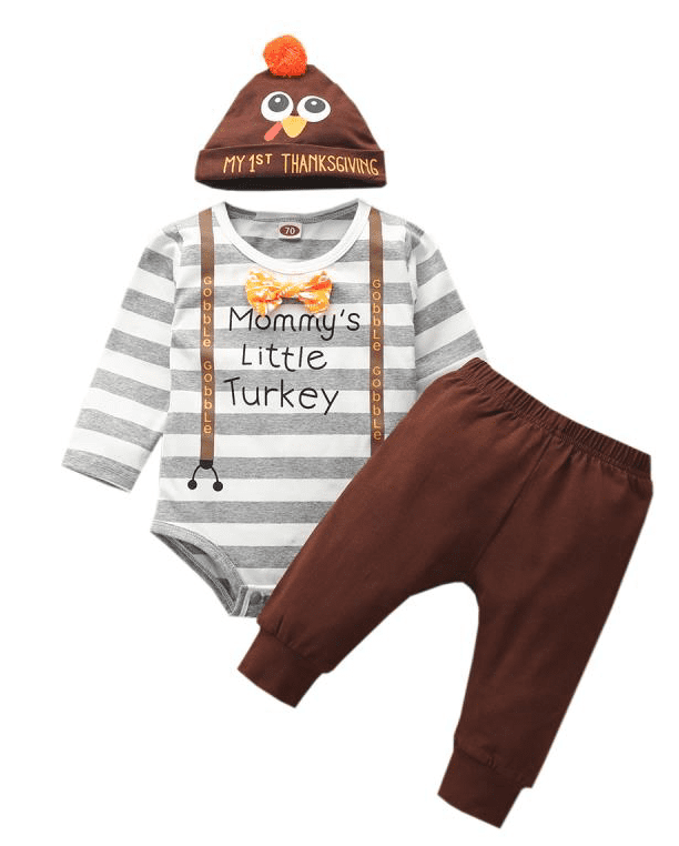 mommy's little turkey outfit